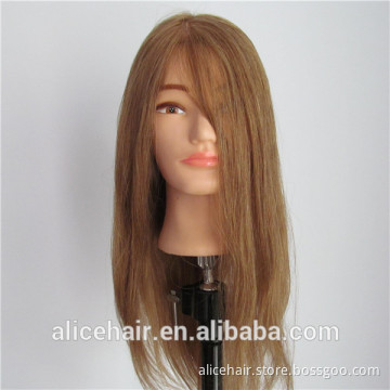 Cheap price 100% human hair plastic mannequin head for hair school